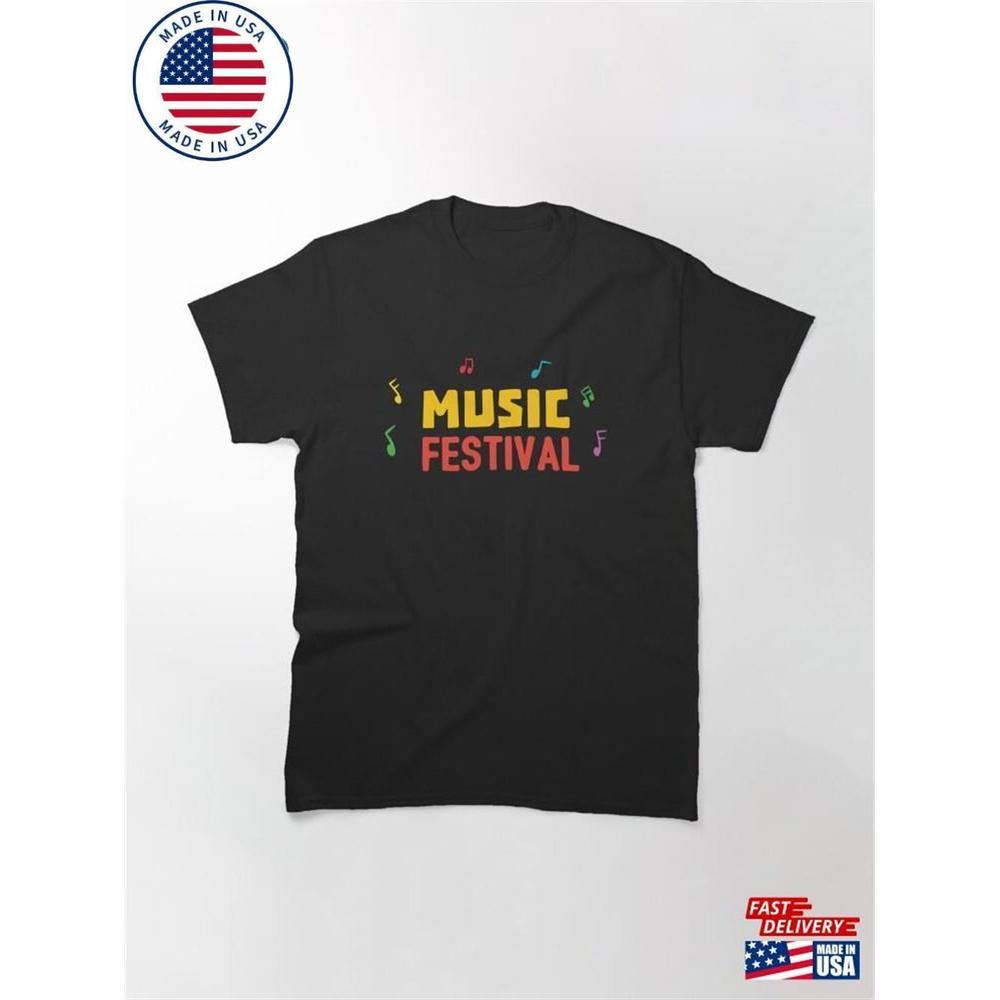Music Festival Text Design Classic T-Shirt